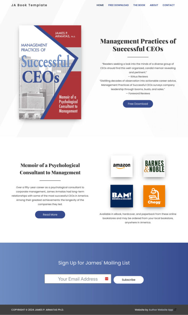 ja book template