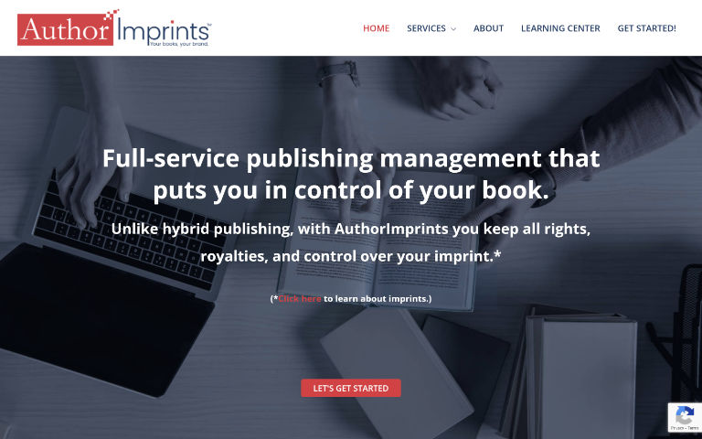author imprints website
